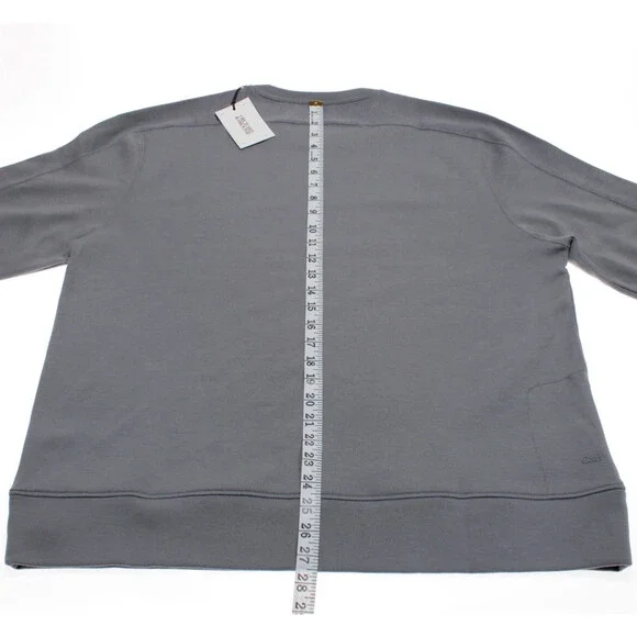 Orchard & Broome NWT Allen Crew Neck Sweatshirt Size XL Cloud Gray Cotton Blend